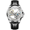 Skeleton Design Waterproof Leather Strap Male Watch Automatic Mechanical Wristwatch